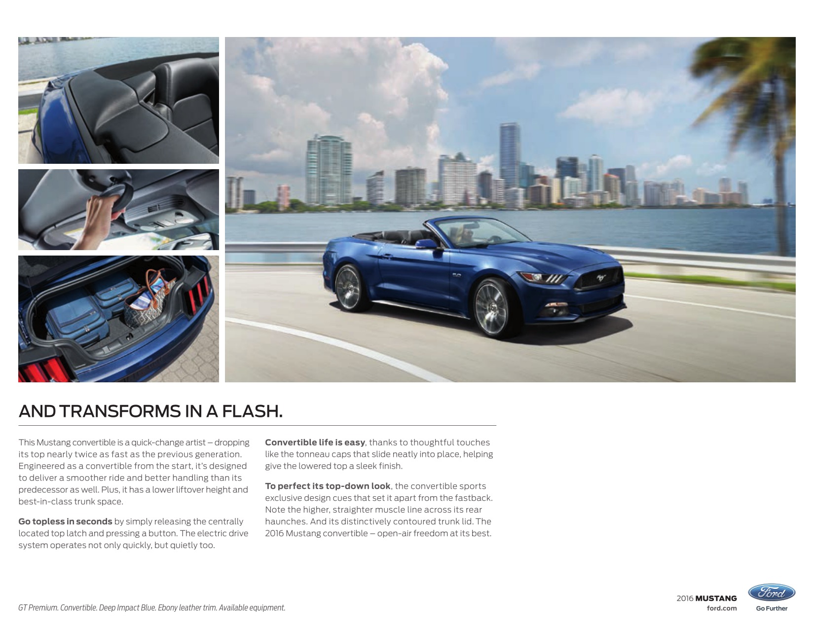 2016 Ford Mustang Brochure Page 24